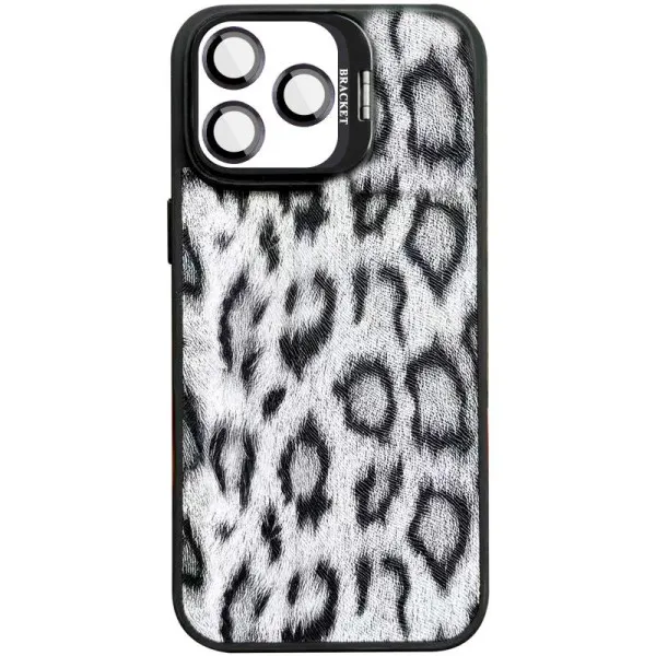 Чохол TPU+PC Wild Leopard with Magnetic Fit and Lens для Apple iPhone 16 Pro (6.3") — Чорний — фото 1 Чохол TPU+PC Wild Leopard with Magnetic Fit and Lens для Apple iPhone 16 Pro (6.3") — Чорний — фото 1