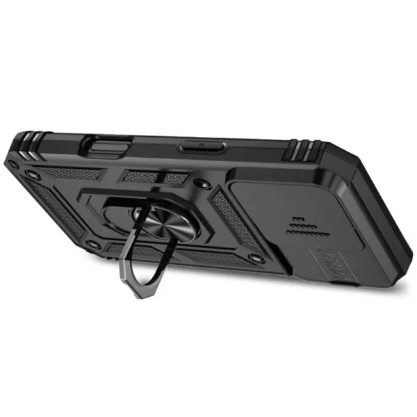 Чохол Ummi Camshield Serge Ring для Apple iPhone 16 Pro (6.3") — Чорний — фото 4 Чохол Ummi Camshield Serge Ring для Apple iPhone 16 Pro (6.3") — Чорний — фото 4
