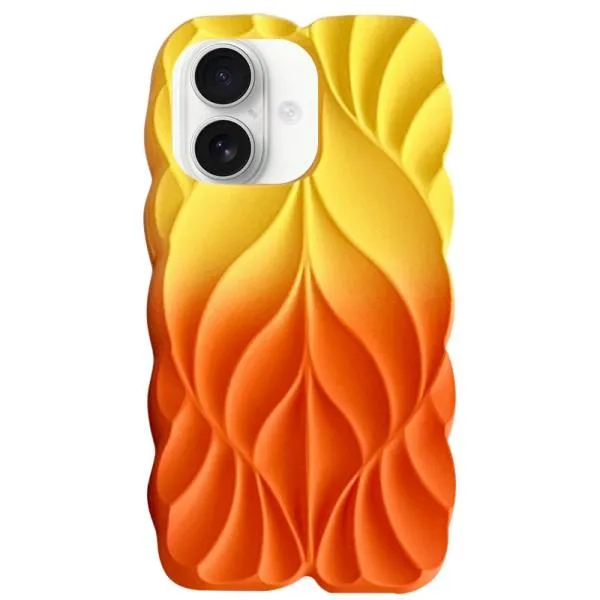 TPU чохол Leaf для Apple iPhone 16 (6.1") — Жовтий TPU чохол Leaf для Apple iPhone 16 (6.1") — Жовтий