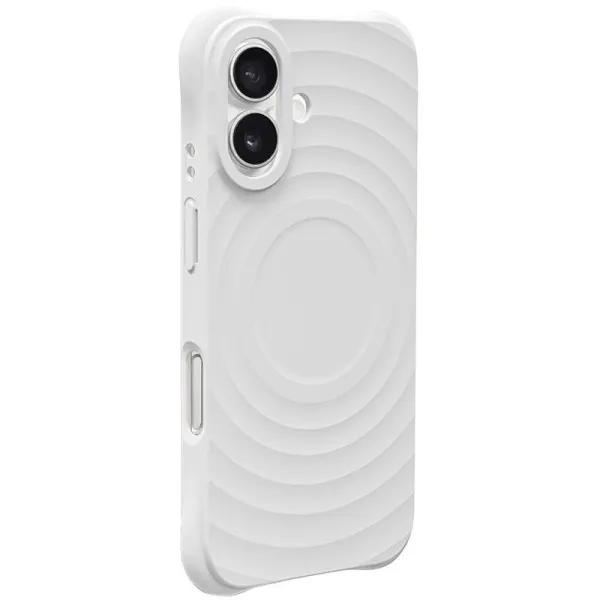 Чехол TPU Orbit with Magnetic Fit для Apple iPhone 16 (6.1") — Белый — фото 1
