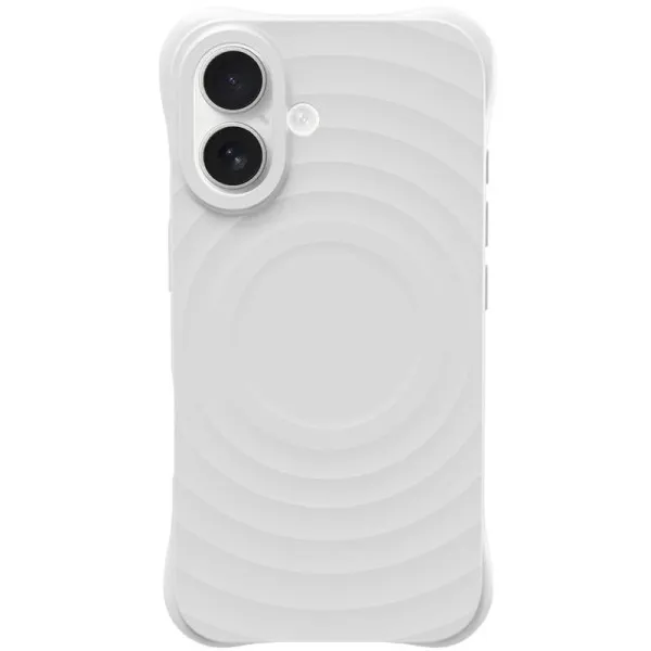 Чехол TPU Orbit with Magnetic Fit для Apple iPhone 16 (6.1") — Белый — фото 2