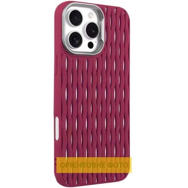 Чехол TPU Ribbio для Apple iPhone 16 (6.1") — Красный — фото 1 Чехол TPU Ribbio для Apple iPhone 16 (6.1") — Красный — фото 1