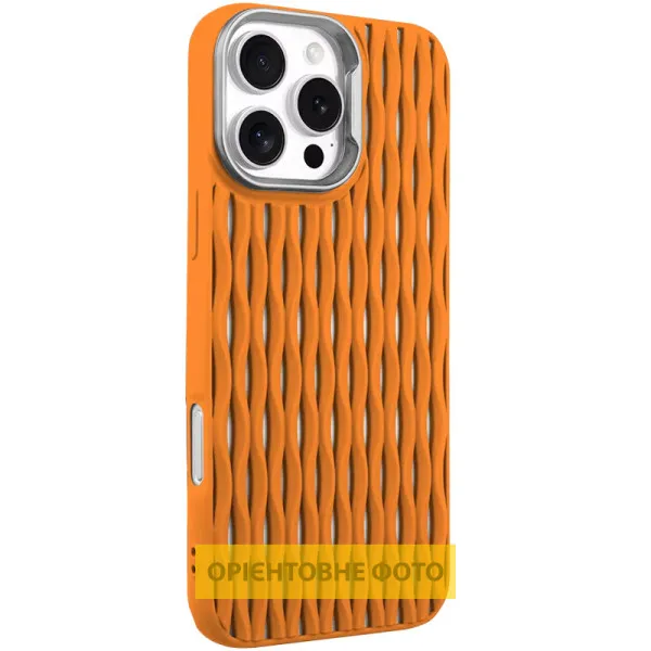Чехол TPU Ribbio для Apple iPhone 16 (6.1") — Оранжевый — фото 1 Чехол TPU Ribbio для Apple iPhone 16 (6.1") — Оранжевый — фото 1