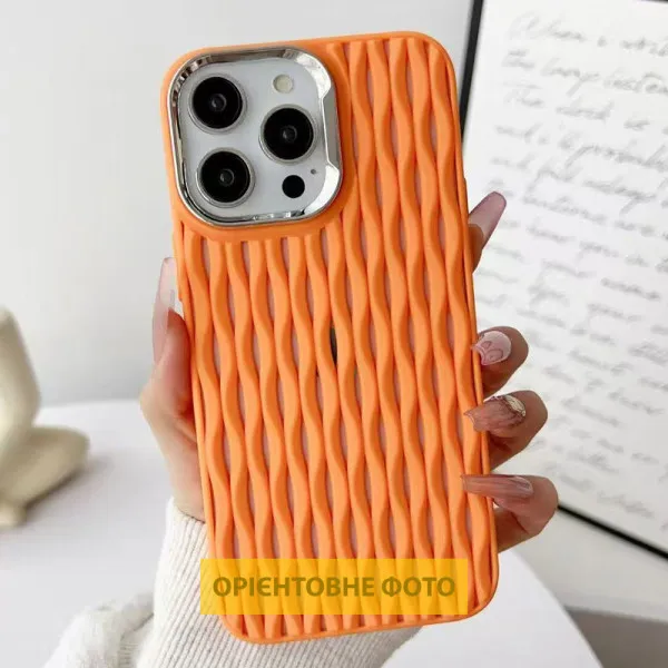 Чехол TPU Ribbio для Apple iPhone 16 (6.1") — Оранжевый — фото 2 Чехол TPU Ribbio для Apple iPhone 16 (6.1") — Оранжевый — фото 2