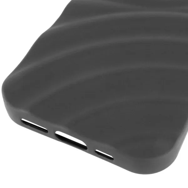 Чехол TPU MonoWave для Apple iPhone 16 (6.1") — Черный — фото 3 Чехол TPU MonoWave для Apple iPhone 16 (6.1") — Черный — фото 3