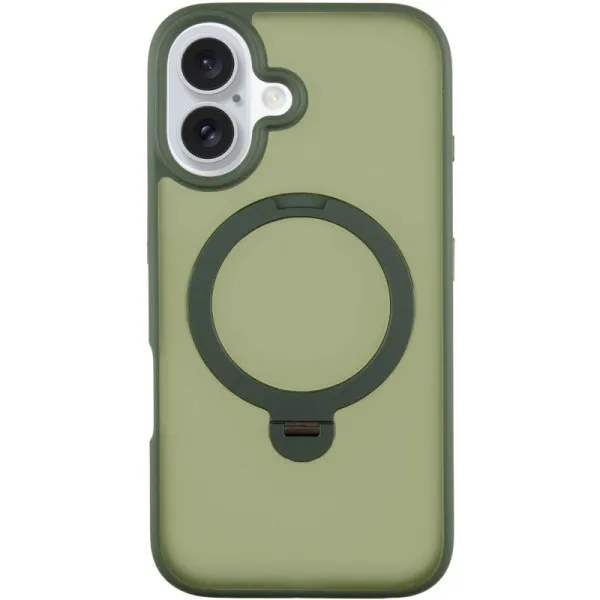 Чохол Ummi Colorful with Magnetic Fit HQ Ring для Apple iPhone 16 (6.1") — Зелений — фото 1 Чохол Ummi Colorful with Magnetic Fit HQ Ring для Apple iPhone 16 (6.1") — Зелений — фото 1
