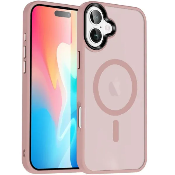 Чохол Ummi Colorful with Magnetic Fit для Apple iPhone 16 (6.1") — Рожевий Чохол Ummi Colorful with Magnetic Fit для Apple iPhone 16 (6.1") — Рожевий