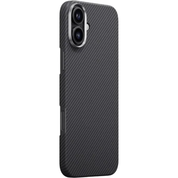 Чохол PC Carbon Protection Slim with Magnetic Fit для Apple iPhone 16 (6.1") — Чорний — фото 1 Чохол PC Carbon Protection Slim with Magnetic Fit для Apple iPhone 16 (6.1") — Чорний — фото 1