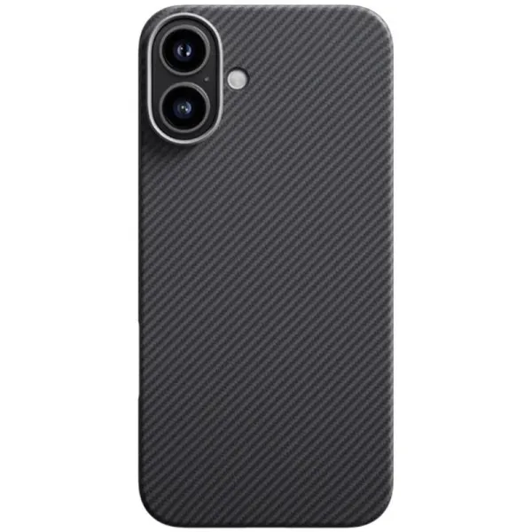 Чохол PC Carbon Protection Slim with Magnetic Fit для Apple iPhone 16 (6.1") — Чорний — фото 2 Чохол PC Carbon Protection Slim with Magnetic Fit для Apple iPhone 16 (6.1") — Чорний — фото 2