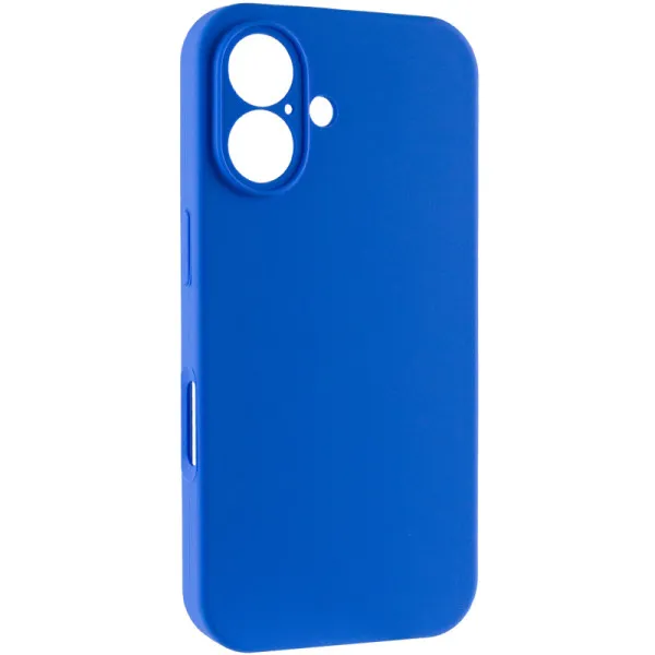 Чехол Silk Full Camera Protective (AA) NO LOGO для Apple iPhone 16 (6.1") — Синий — фото 1 Чехол Silk Full Camera Protective (AA) NO LOGO для Apple iPhone 16 (6.1") — Синий — фото 1