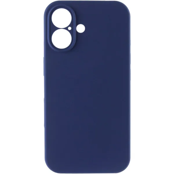 Чехол Silk Full Camera Protective (AA) NO LOGO для Apple iPhone 16 (6.1") — Синий — фото 3 Чехол Silk Full Camera Protective (AA) NO LOGO для Apple iPhone 16 (6.1") — Синий — фото 3