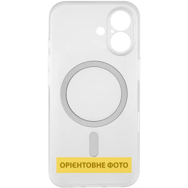 Чохол PC Slim Matte with Magnetic Fit (camera button) для Apple iPhone 16 (6.1") — Білий — фото 4 Чохол PC Slim Matte with Magnetic Fit (camera button) для Apple iPhone 16 (6.1") — Білий — фото 4