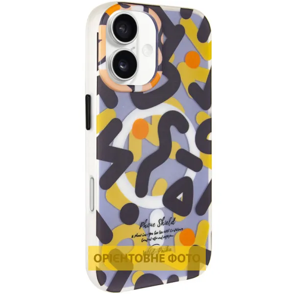 TPU чохол Pastel Chaos with Magnetic Fit для Apple iPhone 16 (6.1") — Чорний — фото 2 TPU чохол Pastel Chaos with Magnetic Fit для Apple iPhone 16 (6.1") — Чорний — фото 2