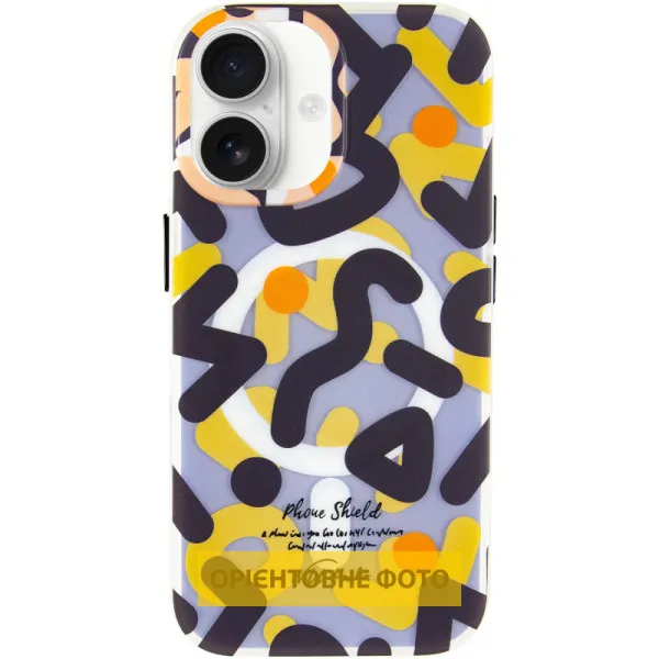 TPU чохол Pastel Chaos with Magnetic Fit для Apple iPhone 16 (6.1") — Чорний — фото 3 TPU чохол Pastel Chaos with Magnetic Fit для Apple iPhone 16 (6.1") — Чорний — фото 3