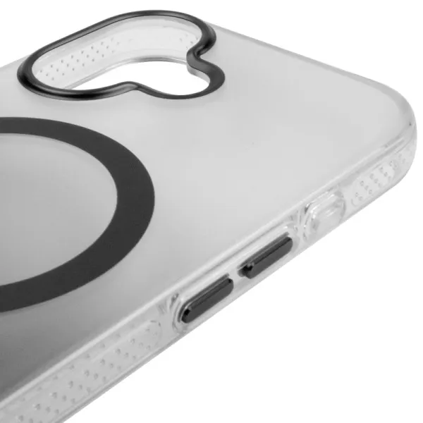 Чохол TPU+PC Phantom with Magnetic Fit для Apple iPhone 16 (6.1") — Чорний — фото 4 Чохол TPU+PC Phantom with Magnetic Fit для Apple iPhone 16 (6.1") — Чорний — фото 4