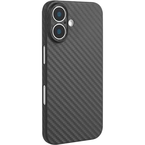 Чохол Getman Carbon Ultra Slim для Apple iPhone 16 (6.1") — Чорний — фото 3 Чохол Getman Carbon Ultra Slim для Apple iPhone 16 (6.1") — Чорний — фото 3