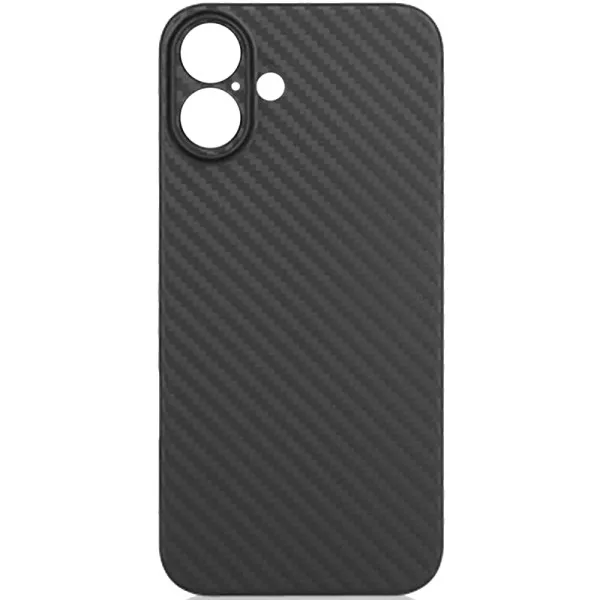 Чохол Getman Carbon Ultra Slim для Apple iPhone 16 (6.1") — Чорний — фото 4 Чохол Getman Carbon Ultra Slim для Apple iPhone 16 (6.1") — Чорний — фото 4