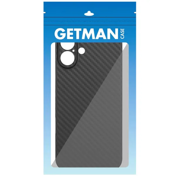Чохол Getman Carbon Ultra Slim для Apple iPhone 16 (6.1") — Чорний — фото 5 Чохол Getman Carbon Ultra Slim для Apple iPhone 16 (6.1") — Чорний — фото 5