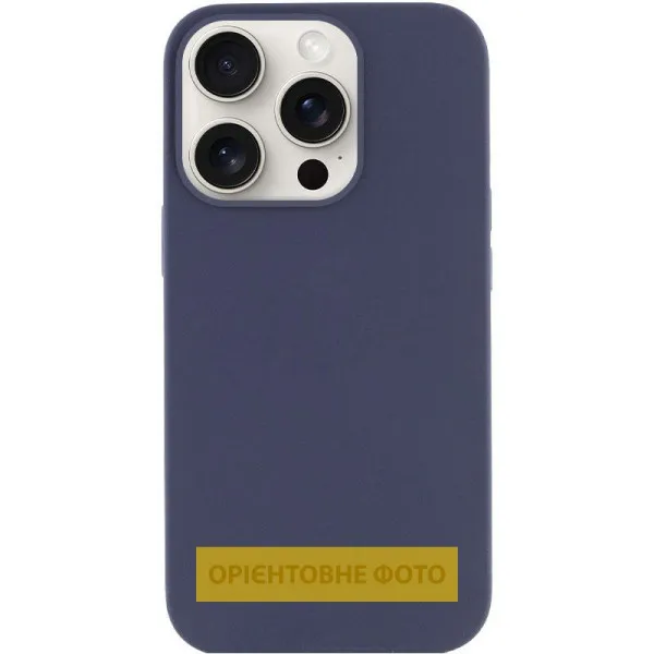 Чехол Silk (AA) NO LOGO with Magnetic Fit для Apple iPhone 16e / 17e (6.1") — Темно-синий Чехол Silk (AA) NO LOGO with Magnetic Fit для Apple iPhone 16e / 17e (6.1") — Темно-синий