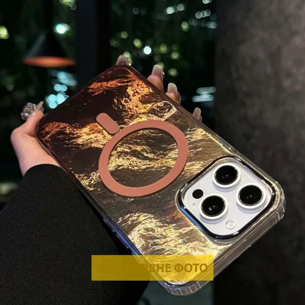 Чехол TPU Shiny Mountain Magnetic Fit для Apple iPhone 17 Air (6.5") — Коричневый — фото 5 Чехол TPU Shiny Mountain Magnetic Fit для Apple iPhone 17 Air (6.5") — Коричневый — фото 5