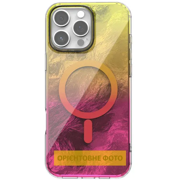 Чехол TPU Shiny Mountain Magnetic Fit для Apple iPhone 17 Air (6.5") — Желтый — фото 2 Чехол TPU Shiny Mountain Magnetic Fit для Apple iPhone 17 Air (6.5") — Желтый — фото 2