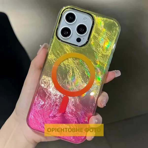 Чехол TPU Shiny Mountain Magnetic Fit для Apple iPhone 17 Air (6.5") — Желтый — фото 3 Чехол TPU Shiny Mountain Magnetic Fit для Apple iPhone 17 Air (6.5") — Желтый — фото 3