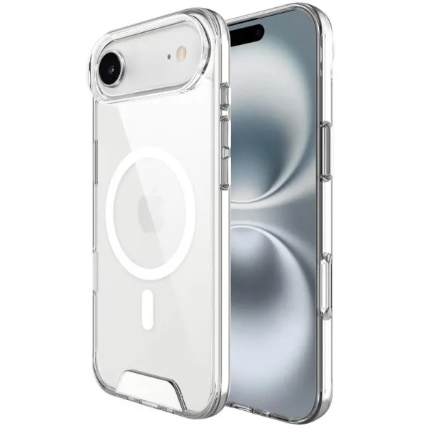 Чехол TPU Space Case with Magnetic Fit для Apple iPhone 17 Air (6.5") — Прозрачный — фото 2 Чехол TPU Space Case with Magnetic Fit для Apple iPhone 17 Air (6.5") — Прозрачный — фото 2