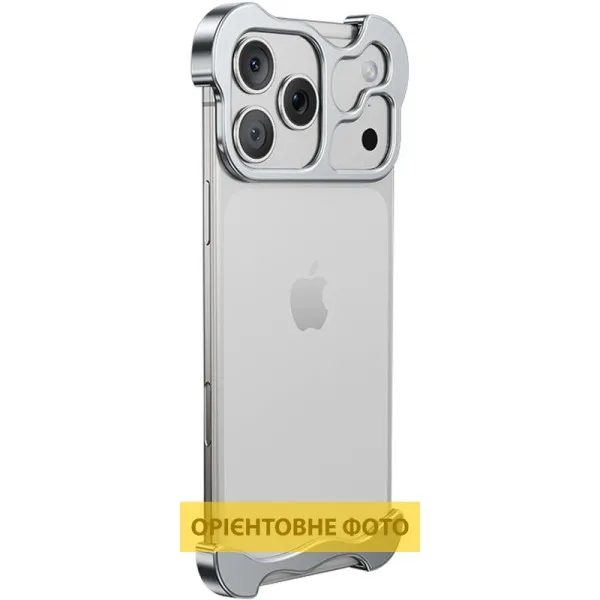 Чехол Minimalist Metal Bumper для Apple iPhone 17 Air (6.5") — Серебряный — фото 1 Чехол Minimalist Metal Bumper для Apple iPhone 17 Air (6.5") — Серебряный — фото 1