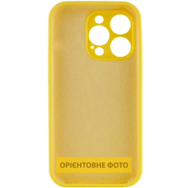 Чохол Silk Full Camera Protective (AA) NO LOGO для Apple iPhone 17 Air (6.5") — Жовтий — фото 2 Чохол Silk Full Camera Protective (AA) NO LOGO для Apple iPhone 17 Air (6.5") — Жовтий — фото 2