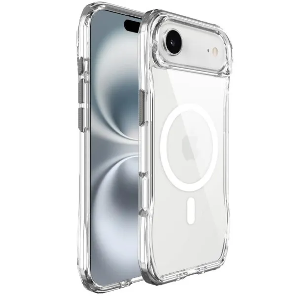 Чехол TPU Space Octagon with Magnetic Fit для Apple iPhone 17 Air (6.5") — Прозрачный — фото 1 Чехол TPU Space Octagon with Magnetic Fit для Apple iPhone 17 Air (6.5") — Прозрачный — фото 1