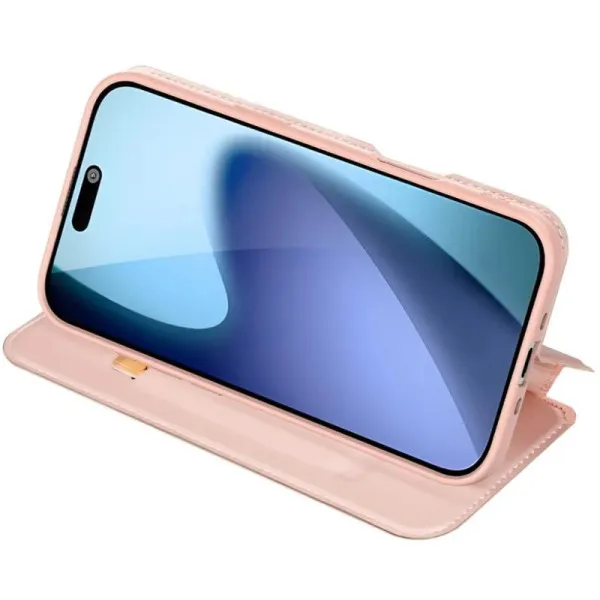 Чехол-книжка Dux Ducis с карманом для визиток для Apple iPhone 17 Pro Max (6.9") — Rose Gold — фото 2 Чехол-книжка Dux Ducis с карманом для визиток для Apple iPhone 17 Pro Max (6.9") — Rose Gold — фото 2