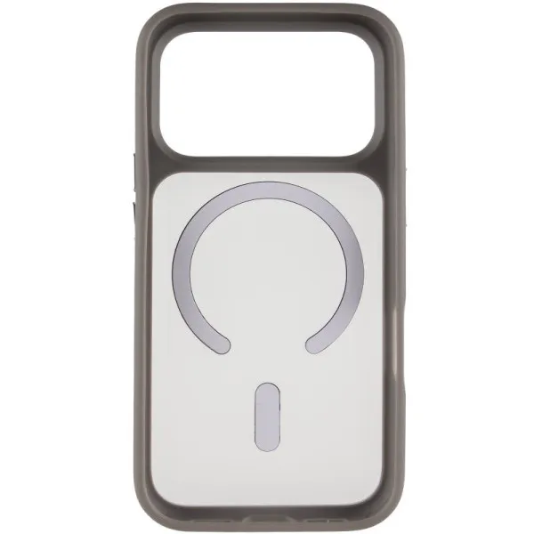 TPU+PC чехол Metal Buttons with Magnetic Fit для Apple iPhone 17 Pro Max (6.9") — Серый — фото 3 TPU+PC чехол Metal Buttons with Magnetic Fit для Apple iPhone 17 Pro Max (6.9") — Серый — фото 3