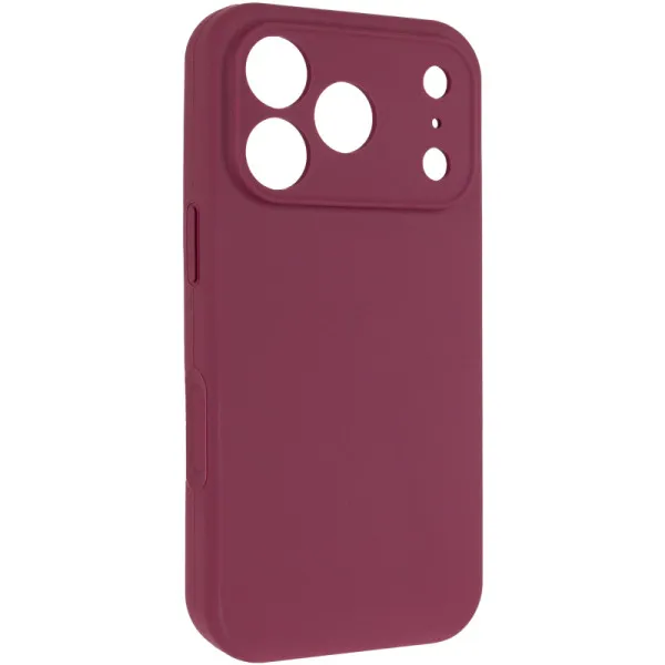 Чехол Silk Full Camera Protective (AA) NO LOGO для Apple iPhone 17 Pro Max / 18 Pro Max (6.9") — Бордовый — фото 1