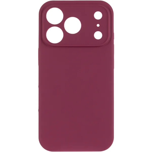 Чехол Silk Full Camera Protective (AA) NO LOGO для Apple iPhone 17 Pro Max / 18 Pro Max (6.9") — Бордовый — фото 2