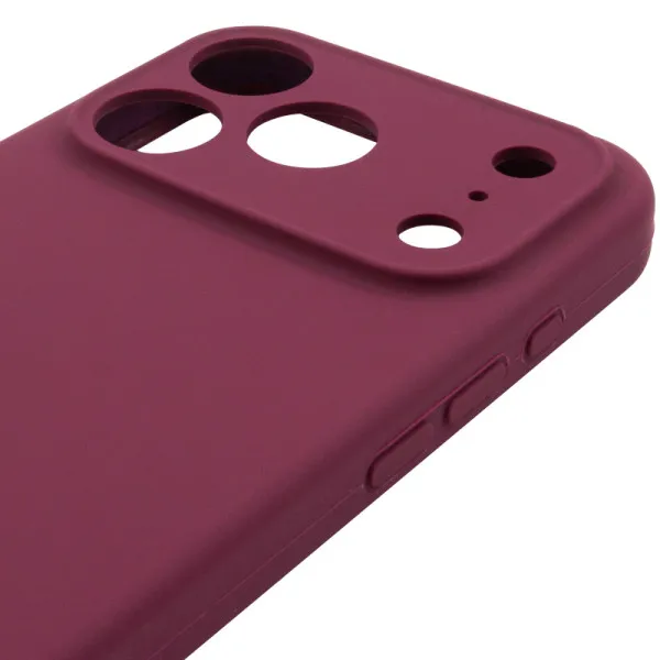 Чехол Silk Full Camera Protective (AA) NO LOGO для Apple iPhone 17 Pro Max / 18 Pro Max (6.9") — Бордовый — фото 4