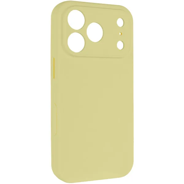 Чохол Silk Full Camera Protective (AA) NO LOGO для Apple iPhone 17 Pro Max (6.9") — Жовтий — фото 1 Чохол Silk Full Camera Protective (AA) NO LOGO для Apple iPhone 17 Pro Max (6.9") — Жовтий — фото 1