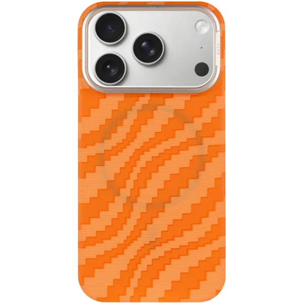Чохол TPU+PC KVZV Kayla Ultra-thin with Magnetic Fit для Apple iPhone 17 Pro Max / 18 Pro Max (6.9") — Помаранчевий — фото 2 Чохол TPU+PC KVZV Kayla Ultra-thin with Magnetic Fit для Apple iPhone 17 Pro Max / 18 Pro Max (6.9") — Помаранчевий — фото 2