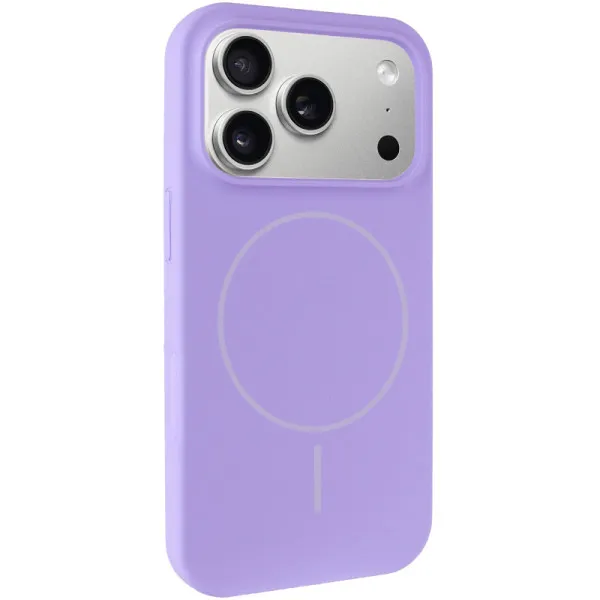 Чехол Silk Full Protective (AA) NO LOGO with Magnetic Fit для Apple iPhone 17 Pro Max / 18 Pro Max — Сиреневый — фото 1 Чехол Silk Full Protective (AA) NO LOGO with Magnetic Fit для Apple iPhone 17 Pro Max / 18 Pro Max — Сиреневый — фото 1