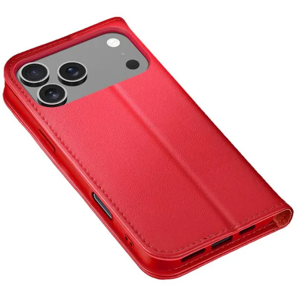 Чохол-книжка Dux Ducis Hivo для Apple iPhone 17 Pro (6.3") — Червоний — фото 5 Чохол-книжка Dux Ducis Hivo для Apple iPhone 17 Pro (6.3") — Червоний — фото 5