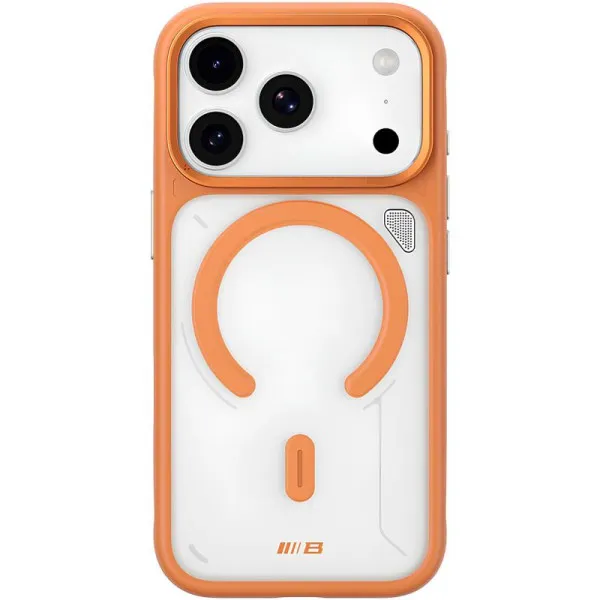 TPU+PC чохол Blueo Frosted Heat Dissip. with MagSafe для Apple iPhone 17 Pro / 18 Pro (6.3") — Помаранчевий — фото 2 TPU+PC чохол Blueo Frosted Heat Dissip. with MagSafe для Apple iPhone 17 Pro / 18 Pro (6.3") — Помаранчевий — фото 2