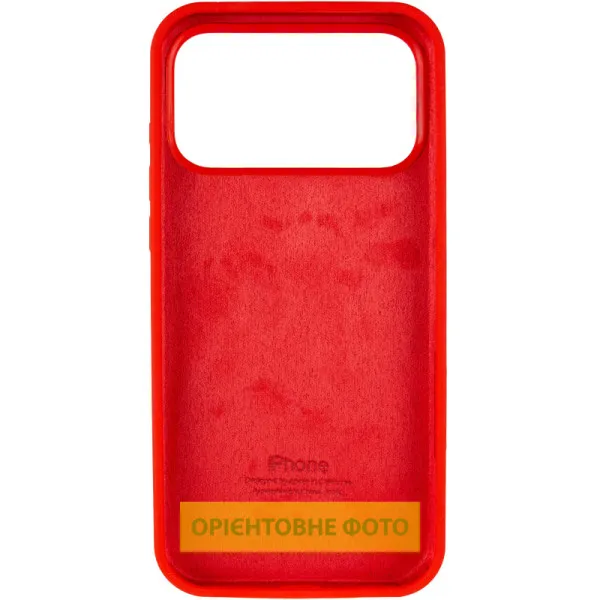 Чохол Silk Full Protective (AA) NO LOGO with Magnetic Fit для Apple iPhone 17 Pro (6.3") — Червоний — фото 2 Чохол Silk Full Protective (AA) NO LOGO with Magnetic Fit для Apple iPhone 17 Pro (6.3") — Червоний — фото 2