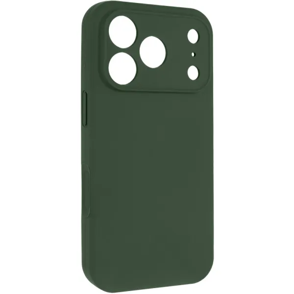 Чехол Silk Full Camera Protective (AA) NO LOGO для Apple iPhone 17 Pro / 18 Pro (6.3") — Зеленый — фото 1 Чехол Silk Full Camera Protective (AA) NO LOGO для Apple iPhone 17 Pro / 18 Pro (6.3") — Зеленый — фото 1
