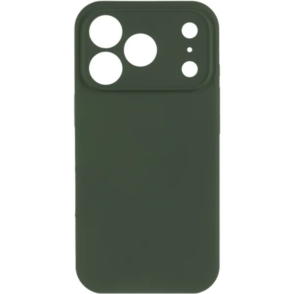 Чехол Silk Full Camera Protective (AA) NO LOGO для Apple iPhone 17 Pro / 18 Pro (6.3") — Зеленый — фото 2 Чехол Silk Full Camera Protective (AA) NO LOGO для Apple iPhone 17 Pro / 18 Pro (6.3") — Зеленый — фото 2