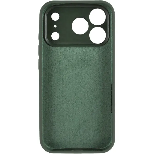 Чехол Silk Full Camera Protective (AA) NO LOGO для Apple iPhone 17 Pro / 18 Pro (6.3") — Зеленый — фото 3 Чехол Silk Full Camera Protective (AA) NO LOGO для Apple iPhone 17 Pro / 18 Pro (6.3") — Зеленый — фото 3