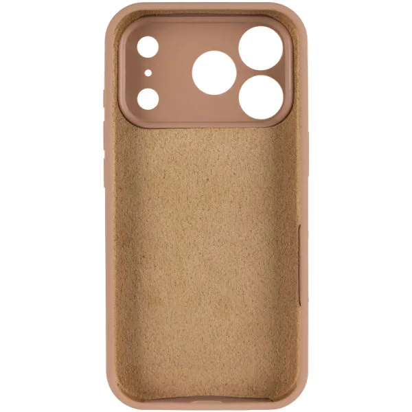 Чехол Silk Full Camera Protective (AA) NO LOGO для Apple iPhone 17 Pro / 18 Pro (6.3") — Бежевый — фото 3 Чехол Silk Full Camera Protective (AA) NO LOGO для Apple iPhone 17 Pro / 18 Pro (6.3") — Бежевый — фото 3