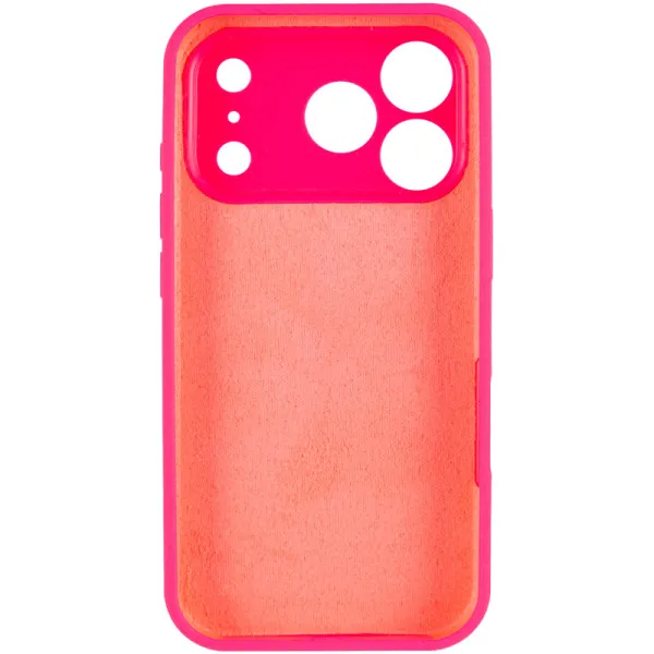 Чехол Silk Full Camera Protective (AA) NO LOGO для Apple iPhone 17 Pro / 18 Pro (6.3") — Розовый — фото 3 Чехол Silk Full Camera Protective (AA) NO LOGO для Apple iPhone 17 Pro / 18 Pro (6.3") — Розовый — фото 3