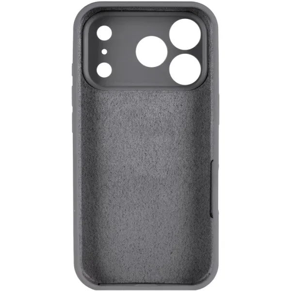 Чохол Silk Full Camera Protective (AA) NO LOGO для Apple iPhone 17 Pro / 18 Pro (6.3") — Сірий — фото 3