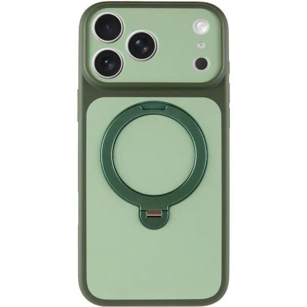 Чехол Ummi Full Camera with Magnetic Fit HQ Ring для Apple iPhone 18 Pro / 17 Pro (6.3") — Зеленый — фото 2 Чехол Ummi Full Camera with Magnetic Fit HQ Ring для Apple iPhone 18 Pro / 17 Pro (6.3") — Зеленый — фото 2