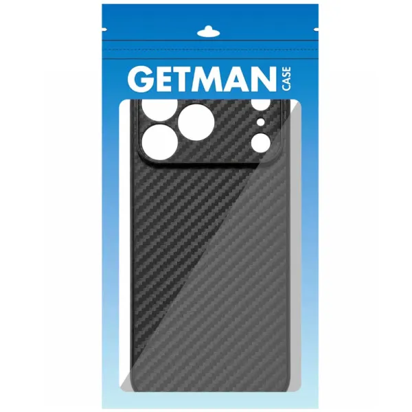 Чохол Getman Carbon Ultra Slim для Apple iPhone 17 Pro / 18 Pro (6.3") — Чорний — фото 5 Чохол Getman Carbon Ultra Slim для Apple iPhone 17 Pro / 18 Pro (6.3") — Чорний — фото 5