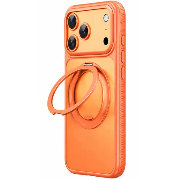 Чехол Ummi Stylish with Magnetic Fit для Apple iPhone 17 Pro / 18 Pro (6.3") — Оранжевый — фото 1 Чехол Ummi Stylish with Magnetic Fit для Apple iPhone 17 Pro / 18 Pro (6.3") — Оранжевый — фото 1
